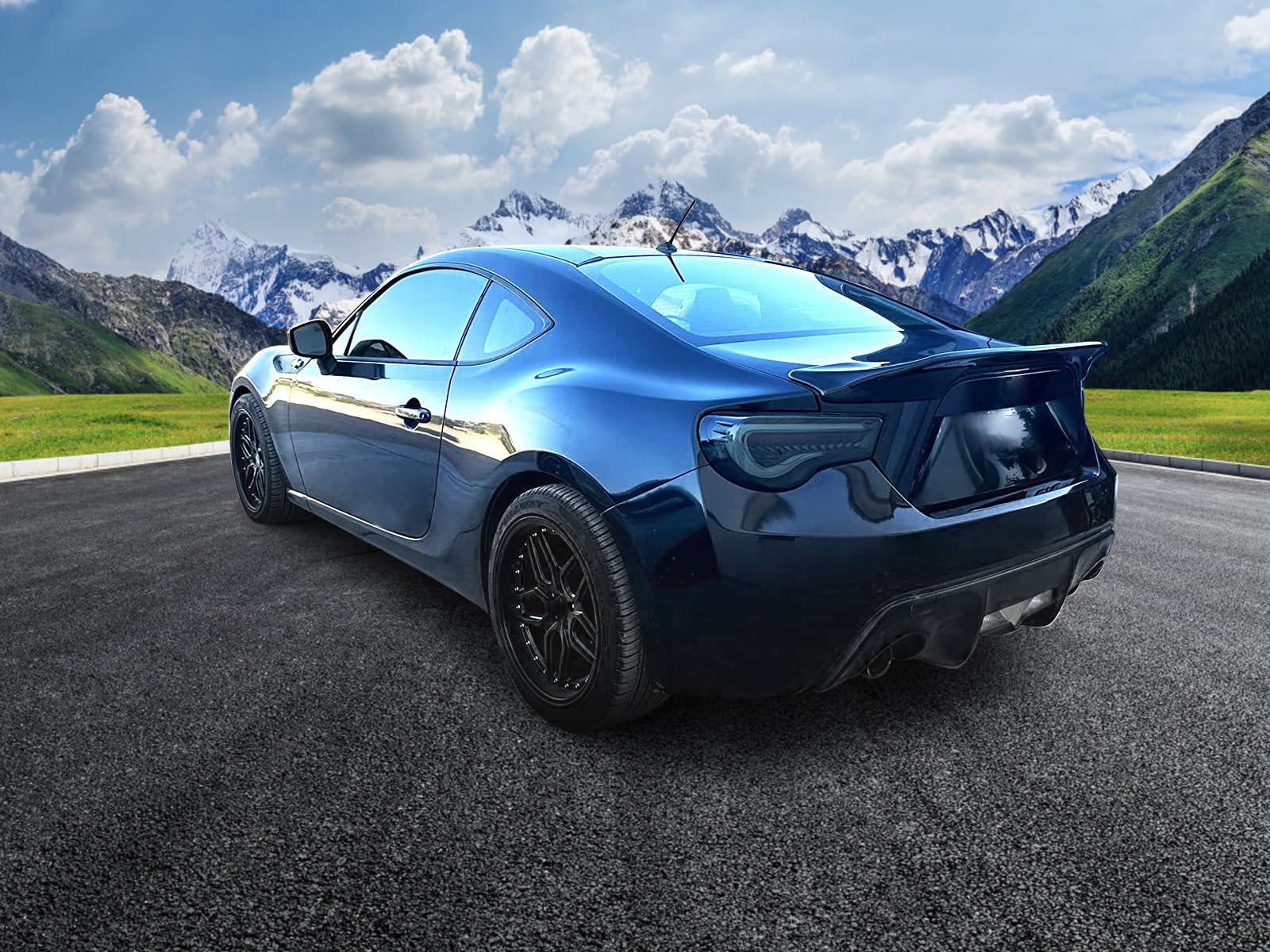 Amazon.com: IKON MOTORSPORTS, Trunk Spoiler Compatible with 2013